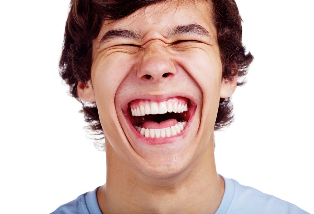 male model teeth